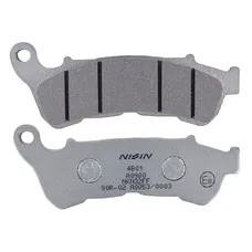 BRAKE PAD SET NISSIN FOR HONDA 125 SH 2009> FRONT, 125 SILVER WING 2007> FRONT, 300 SH 2007> FRONT, 700 INTEGRA 2012> FRONT/SUZUKI 125 BURGMAN 2007> FRONT (A0900) (SEMI METAL) -ECE R90