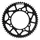 ADAPTABLE 50CC GEARED MOTORCYCLE REAR SPROCKET APRILIA 50 RX 2006>2017/DERBI 50 SENDA X RACE 2004>2011/RIEJU 50 MRT 2009> 420 53 DTS ALUMINIUM CNC BLACK (DIAMETER 105/124/8.5) -STAGE 6