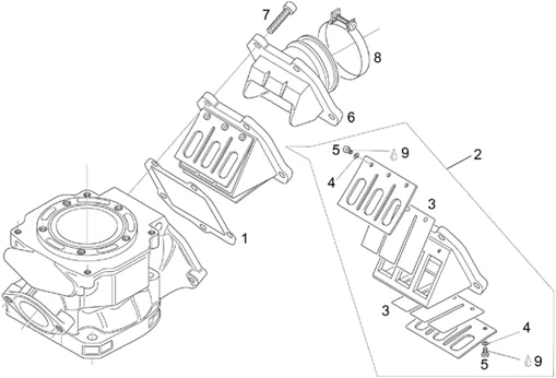 Flasque carburateur