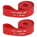 FOND DE JANTE ZEFAL VTT 27.5X19 ROUGE HAUTE PRESSION (VENDU A LA PAIRE)