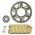 KIT CHAINE ADAPTABLE KAWASAKI 1000 Z1000 ABS 2010>2013 520 15x42 (DIAM COURONNE 80/104/10.5) (DEMULTIPLICATION ORIGINE) -AFAM