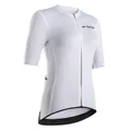 CYCLING JERSEY GIST WOMEN'S/WOMEN'S SLEEVES SHORT SUPREMO ZIP TOTAL WHITE S -5371