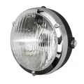 PHARE/PROJECTEUR CYCLO ADAPTABLE PEUGEOT 103 ROND DIAM 103mm NOIR (P26s + TEMOIN) -HOMOLOGUE- -SELECTION P2R