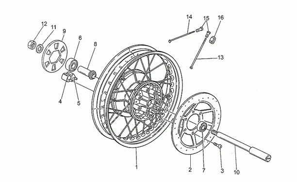 Roue arrière