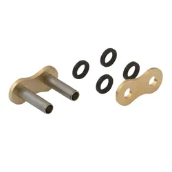ATTACHE RIVETS AXE CREUX 520 OR (TYPE CHAINE A520XHR2-G) DEMULTIPLICATION ORIGINE) (MRS A520XHR2-G) -AFAM
