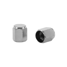 CAP OF VALVE MOTORCYCLE/SCOOTER/MOPED STANDARD STEEL V2 (PAIR) -P2R SELECTION