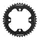 E-BIKE CHAINRING 4-BOLT DIA. 104 FOR BOSCH STRONGLIGHT -4- 42T SINGLE BLACK ALUMINIUM 7075 (FOR SYSTEM 4EME GENERATION) COMPATIBLE WITH SPIDER REF 181118 NARROW WIDE
