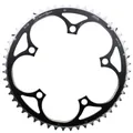 ROAD CHAINRING 5-BOLT DIA. 130 MICHE 52T OUTER TYPE SHIMANO BLACK 9/10-SPEED