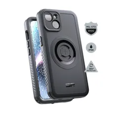 SMARTPHONE CASE SP CONNECT XTREME FOR IPHONE 14/13 BLACK (WATERPROOF, PROTECTOR SAND, MUD, RESISTOR AUX CHOCS) (COMPATIBLE WITH ALL THE BRACKETS SP CONNECT SPC+)