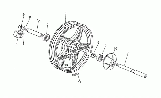 Roue arrière