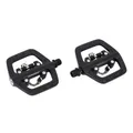 PEDAL MTB AUTOMATIQUE POLYVALENTE NEWTON R63 WITH 1 FACE SHIMANO/SPD TO BEARING BLACK ALUMINIUM D9/16 WITH CALES (PAIR) TYPE SHIMANO PD-EH500
