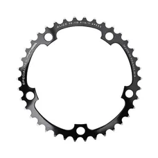 PLATEAU ROUTE 5BRA D.130 TA ALIZE 38DTS INTERIEUR NOIR ALU 7075 TYPE SHIMANO 8/9/10V.