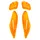 CABOCHON CLIGNOTANT SCOOT ADAPTABLE MBK 50 BOOSTER NG 1995>1998/YAMAHA 50 BWS NG 1995>1998 AV+AR ORANGE (x4) -REPLAY