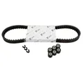 KIT TRANSMISSION (COURROIE, GALETS, GUIDES) ORIGINE PIAGGIO 50 LIBERTY 4T 1998>2013/GILERA 50 DNA 1998>2005/APRILIA 50 SPORT-CITY 4T 2008> -1R000427