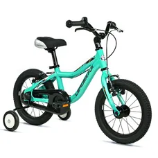 CONVENTIONAL BICYCLE CHILDREN'S 14 INCHES LEADER FOX BUBU 2025 GREEN CLAIR MONOVITESSE FRAME ALUMINIUM (SIZE CHILDREN'S JUSQU'TO 105 cm) -V BRAKE