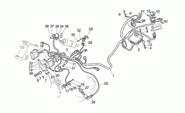 Circuit electrique injection