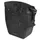 BICYCLE PANNIER BASIL RIVO WATERPROOF 25-31L BLACK MOUNTING KIT MIK HOOKS ON CARRIER (43X14X28CM) WITH GRIP AND BANDOUILLERE FERMETURE ENROULEMENT