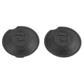 COVER POUSSIERE CRANK ARM/CRANKSET CENTRE DISTANCE 21 mm BLACK (SOLD AS A PAIR)