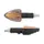 CLIGNOTANT UNIVERSEL REPLAY MINI TRIANGLE A AMPOULE BA9S TRANSPARENT/NOIR (L 82mm / H 37mm / L 28mm) (PAIRE) **
