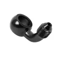 FITTING BANJO HOSE OF BRAKE DIAMETER INNER 10 mm DIAMETER OUTER M10 X 125 ELBOW 90- ALUMINIUM BLACK -P2R