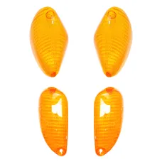 CABOCHON CLIGNOTANT SCOOT ADAPTABLE PIAGGIO 50 TYPHOON 2006>, NRG MC3 AV+AR ORANGE (x4) (AVANT COMME NRG EXTREME MC3 + ARRIERE COMME TYPHOON) -REPLAY