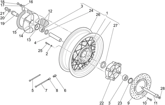 Roue arriere