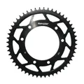 ADAPTABLE 50CC GEARED MOTORCYCLE REAR SPROCKET DERBI 50 SENDA R, SM, X-TREME, X-RACE 2000>2005/PEUGEOT 50 XP6 2002>, XPS/MBK 50 X-LIMIT 2004>/RIEJU 50 RMX, SMX 420 52 DTS STEEL (BORE 105 mm) -SUPERSPROX