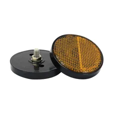 CATADIOPTRE TUBE DE FOURCHE SCOOT ADAPTABLE SYM 50 ORBIT 4T ORANGE (ROND) (OEM 33742-F3H-000) -P2R