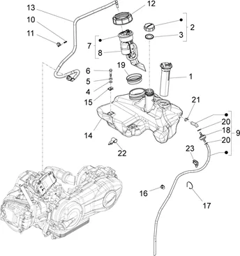 Réservoir carburant