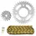 KIT CHAINE ADAPTABLE HONDA 125 MSX 2013>2017, MSX ABS 2017>2022 420 15x34 (DIAM COURONNE 58/90/8.5) (DEMULTIPLICATION ORIGINE) -AFAM