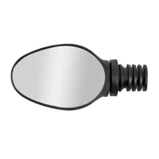 BICYCLE MIRROR LEFT OR RIGHT NEWTON OVALISE ADJUSTABLE MOUNTING KIT EXTREMITE ROAD HANDLEBAR/MTB (MIROIR 5X8 CM)