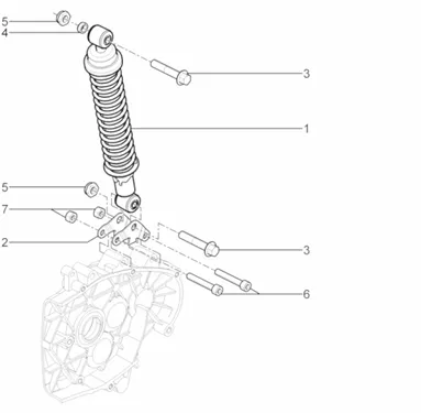 Suspension arrière - Amortisseur/s