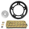 KIT CHAINE ADAPTABLE SUZUKI 750 GSR 2011>2016 525 17x42 (DIAM COURONNE 120/140/10.25) (DEMULTIPLICATION ORIGINE) -AFAM
