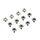 CHAINRING BOLT SET STRONGLIGHT MTB DOUBLE STEEL FOR SHIMANO XT (SET OF 4) - CHAINRING BOLT AND NUT