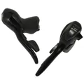 LEVIER/MANETTE ROUTE PATIN MICROSHIFT 7V. TRIPLE ALU NOIR COMPATIBLE SHIMANO (PAIRE SACHET POUR ATELIER)
