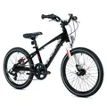 CONVENTIONAL BICYCLE MTB 20 LEADER FOX GAMP 2026 GARCON BLACK 6-SPEED (SIZE CHILDREN'S 120 TO 135 cm)