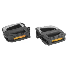 PEDAL CARGO/E-BIKE BEARING TO BILLE NEWTON CORPS AND CAGE RESIN BLACK/GREY WITH GRIP 9/16" REFLECTEUR (PAIR) 102X110.9X33MM