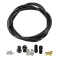 BRAKE HOSE FOR DISC BRAKE TYPE SHIMANO BH90 BLACK - WITH 4 OLIVES, 4 PINS, 2 KITS RACCORDS - CABLE HOUSING HYDRAULIC DURA-ACE, ULTEGRA, 105, GRX LENGTH 3000 mm