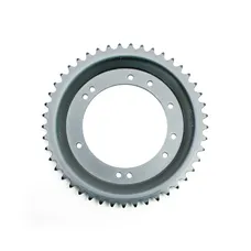 ADAPTABLE MOPED REAR SPROCKET PEUGEOT 103 WHEEL ALUMINIUM GRIMECA 45 DTS (BORE 98 mm) 10 HOLES -P2R SELECTION