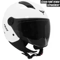 OPEN-FACE HELMET ADX AJ050 GLOSS WHITE L (SINGLE VISOR) (ECE 22.06)