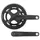 ROAD CRANKSET FSA 10/11-SPEED OMEGA COMPACT CK BLACK MATTE 172.5 mm 50-34 WITH CUP PRESSFIT DIAMETER 41 mm BOX 86-92 mm (WORKSHOP FITTING)
