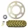 KIT CHAINE ADAPTABLE SHERCO 50 SUPERMOTARD 2009>2019, SUPERMOTARD R FACTORY 2018>2020, SM-R 2014>2020 428 12x60 (DIAM COURONNE 110/125/8.5) (DEMULTIPLICATION ORIGINE) -AFAM