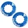 DISC LOCKRING OF BRAKE CENTERLOCK TRIPEAK ALUMINIUM ULTRA LEGER 7 g BLUE FONCE - SERRAGE INTERNAL (SOLD AS A PAIR)