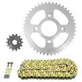 ADAPTABLE CHAIN KIT DAELIM 125 ROADSPORT 2008>2016, ROADWIN 2007>2013 428 14X45 (DIAMETER REAR SPROCKET 58/90/10.5) (OEM GEARING) -AFAM