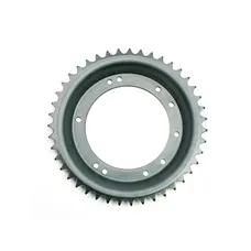 ADAPTABLE MOPED REAR SPROCKET PEUGEOT 103 WHEEL ALUMINIUM GRIMECA 43 DTS (BORE 98 mm) 10 HOLES -P2R SELECTION