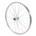 MTB WHEEL BRAKE SHOE 24" ALUMINIUM FRONT HUB ALUMINIUM AXLE PLEIN (SOLD WITH NUT 9X100) RIM 21C