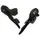 LEVIER/MANETTE ROUTE PATIN MICROSHIFT 9V. TRIPLE ALU NOIR COMPATIBLE SHIMANO (PAIRE SACHET POUR ATELIER)