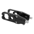 TENDEUR/AJUSTEUR DE CHAINE MOTO POUR KAWASAKI 900 Z900 ALU CNC ANODISE NOIR (PAIRE) -AVOC