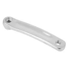 LEFT CRANK ARM 170 NEWTON ALUMINIUM FORGE LARGE SILVER (SQUARE TAPER DECALE) (CARDED)