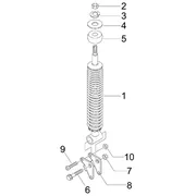Suspension arrière - Amortisseur/s